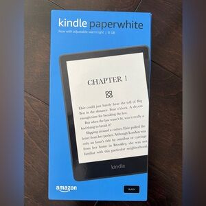 11th gen. Kindle Paperwhite (8 GB) with 6.8" display, adjustable warm light BLK